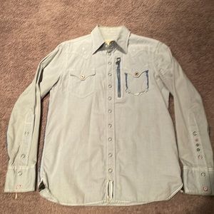 Diesel button front shirt amazing details
